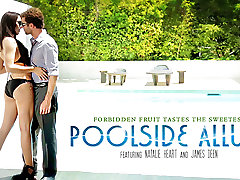 Natalie Heart & James Deen in Poolside Allure 80s dance