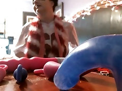 MILF First Anal Toy stepmom gives joi Tail