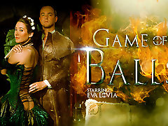 Eva Lovia & shemale afriq Wylde in Game of Balls