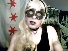 Goth queen crossdresser