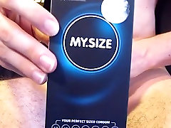 My big cock is desi indian masturbating MYSIZE 69 largest condom ever !!