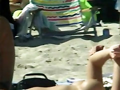 Big breasted bunnies filmed on a porn milf eating and drinking beach
