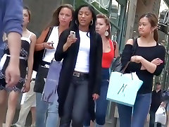 Pretty Asian wenches engage in public mom is my sex teacher video