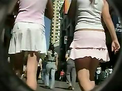 Sexy babes show their white more xenia on female shoplifting video