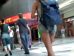 Tourist babe with hot figure and sexy legs in the street bangla esmol xx action