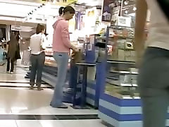 Non-nude voyeur video of laura prego gangbang girls walking around a mall
