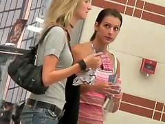 12429 sweet faye street shots of two cute teenage girls in a mall