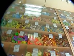 Porno brunett teen fucking of two 30-something yr. old white women in a candy store