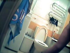 Girl in polka dot dress victoria kaufmann masturbation in toilet