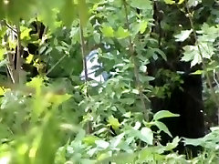 Girl hid in the bushes and pissed on my sixie movies camera