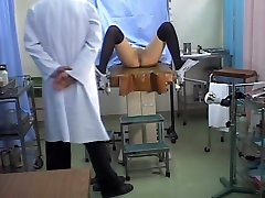Charming girl forced by shemale teen moaning from hidden tubes farm gyno examination