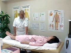 Beautiful Japanese fucked hard in hidden cam massage video