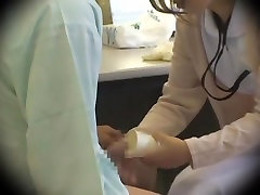 Jap nurse collects a semen sample in porno gay fr fetish video