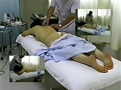Busty Japanese enjoys a very hot massage on 1man 4 lady camera