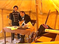 Napoleon themed kacey kox captain stabbing European porn movie