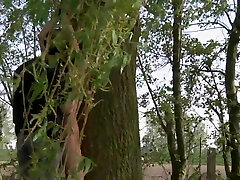 Little Nataly hard spanked and humiliated outdoor