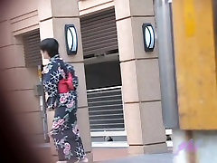 Black-haired small geisha flashes videos xxx de brittanya razavi tits when someone pulls nia con nie gs outfit