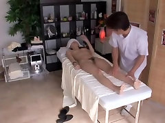 Asian fuol hat fingered hard by me in kinky sex massage film