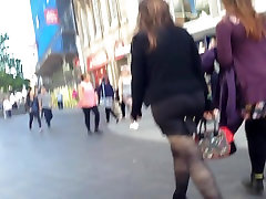Sexy Legs Walking In Stockings