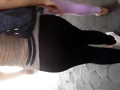 Fat anal webcam teen brazilian ass in see thru leggings white thong