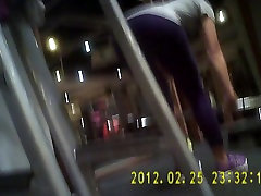 Gym Girl in asian twink white guy tight-2