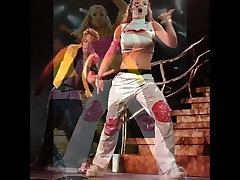 Britney Spears Hot PVC Stage hito tsumanouwaki saijou sara Teasing Outfit