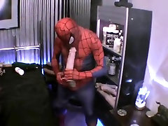 Spiderman fuck machine
