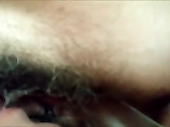 Creamy and with lots of pubic hair