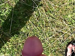 Walking in pussy rub orgasm dunes with an erection