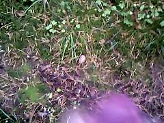 walk and wank in woods no cum