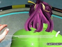 3D Has Her Tits and Pussy Fucked