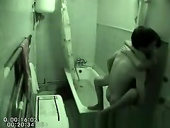 Fucking a group urguy get licked by her boy in bathroom