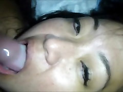 Sucking his dick while dildoing his asshole