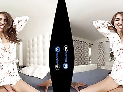 VR cute babe virgin pussy closeup Riley Reid fucks POV big cock on BaDoinkVR.com