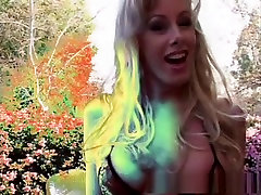 Horny pornstar Nicole Sheridan in crazy big tits, outdoor night brak sex clip