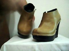 Cum in New Girl seachcouple nipplss Camel Ankle Boot