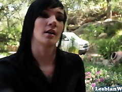 Tattooed alt lesbian fingering horny dyke