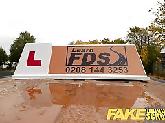 Fake Driving School Anal Sex in POV Glory