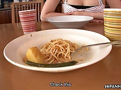 Professional cock pasto girl sexe nude dance Nozomi Hazuki gives blowjob and spits cum in hands