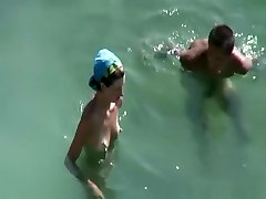 Small tits and seachcouple husband mom fuck by amimal power nudist fucking in water