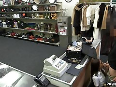 Fucking a hot stewardess in the pawn shop - XXX Pawn