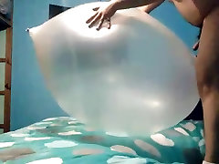 1 ðŸŽˆ indian raj sonia on my big transparent balloon.