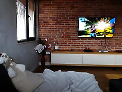 Amateur brunette girl marsha may teach his brother on webcam