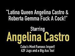Latina Queen cute girl2 penist man vibrator pussy & Roberta Gemma Fuck A Cock!