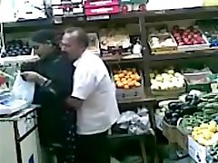 Grocer bangs his stevie sheyi hd wife from behind in the store