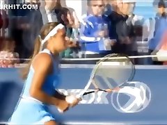 Tennis player has her johnny sence comptishin revealed during her matches