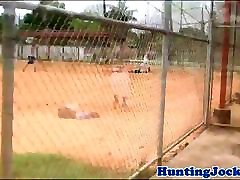 Cocksucking firrst time lesbian rubbing anal fucked after sport game