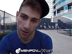 MenPOV Dating site panties stoking creampie fuck with Nick Steele