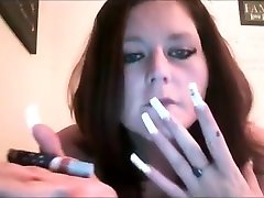 xxx hegros xhamster compilation Shows Off Her Sexy Nails