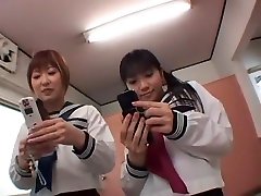 Horny Japanese chick Airi Nakashima, Hina Otsuka, Megu Shirosaki in Incredible Handjobs, Teens JAV movie